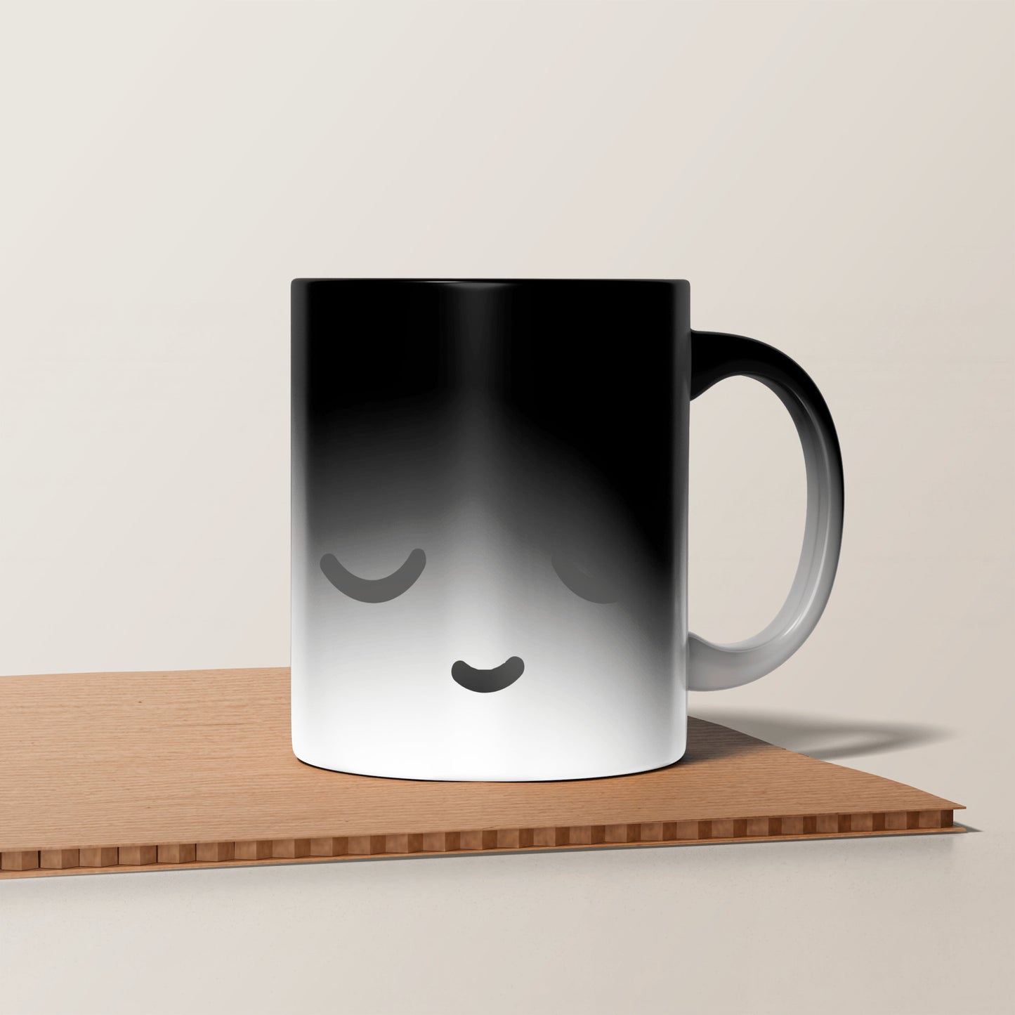 Color Changing Calm Face Mug - Coffee or Tea Mug - Gift or Get Yourself a New Mug