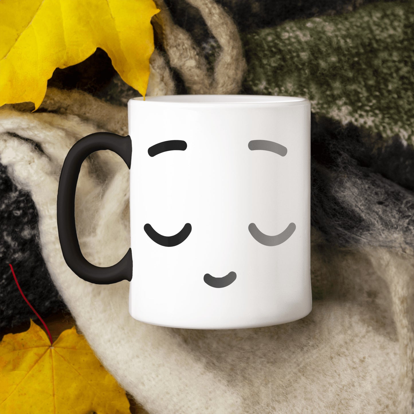 Color Changing Calm Face Mug - Coffee or Tea Mug - Gift or Get Yourself a New Mug