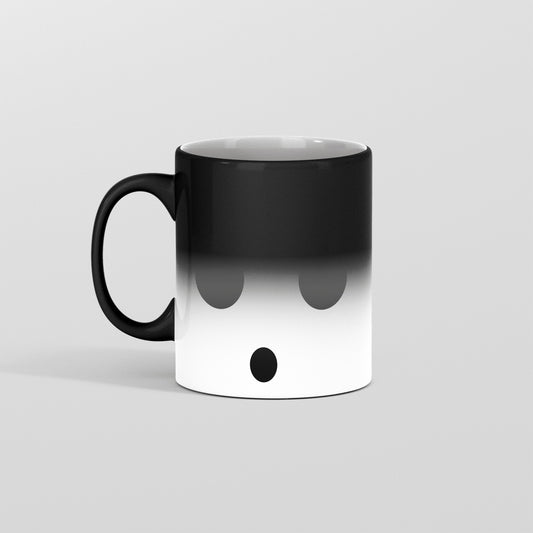 Color Changing Surprised Face Mug - Coffee or Tea Mug - Gift or Get Yourself a New Mug