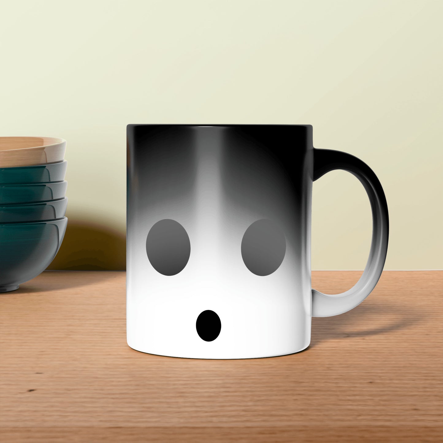 Color Changing Surprised Face Mug - Coffee or Tea Mug - Gift or Get Yourself a New Mug