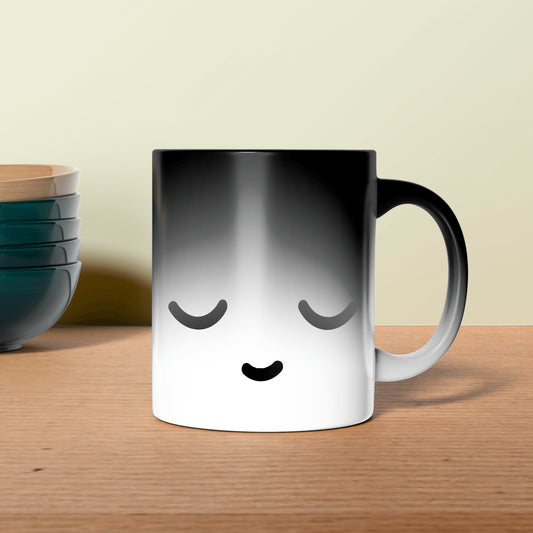Color Changing Calm Face Mug - Coffee or Tea Mug - Gift or Get Yourself a New Mug