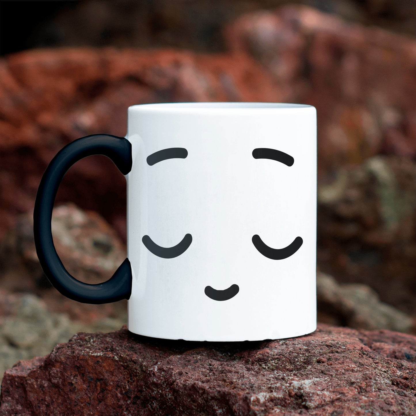 Color Changing Calm Face Mug - Coffee or Tea Mug - Gift or Get Yourself a New Mug